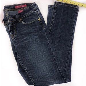 Seven7 Womens Straight Leg Jeans Premium Denim